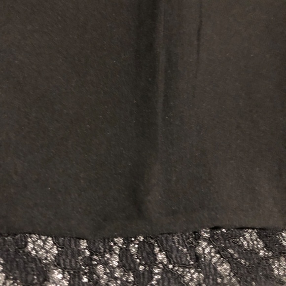 Chico’s black on black lace single button jacket size 1 - Picture 5 of 6